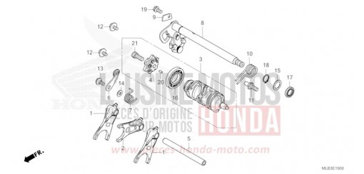 BARILLET DE SELECTION CB750AP de 2024